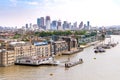 London cityscape with River Thames Royalty Free Stock Photo