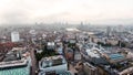 London Cityscape Town Centre Aerial View Skyline and Landmarks Royalty Free Stock Photo