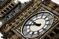 London clock tower detail Royalty Free Stock Photo