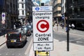 London Congestion Charging Zone Sign