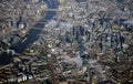 London downtown from above