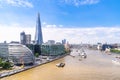 London downtown with River Thames