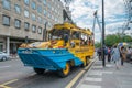 London Duck Tours Duck in-front of the London Eye.