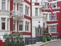 London, elegant townhouse Royalty Free Stock Photo