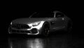 London, England - April 8, 2022. Mercedes AMG GT R. 3d rendering