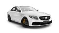 London, England - April 8, 2022. Mercedes-benz C-coupe C63 AMG Special Edition isolated against a white background. Luxury