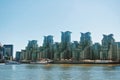 LONDON, ENGLAND - AUGUST 01, 2013: A view to aint George Wharf P