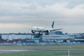 London, England - Circa 2019 : Pakistan International Airlines Boeing 777 Aircraft AP-BID Landing at London Heathrow