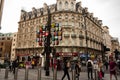 London, England : Colorful Building of Piccadilly at Piccadilly Circus