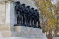 London, England December 2022. The Guards Division War Memorial, is an outdoor war memorial