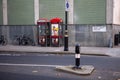 London, England Ã¢â¬â December 2022. Classic, retro red phone booth. London\'s vintage phone boxes are one of the symbols