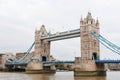 London, England, Europe - Tower bridge over Thames river Royalty Free Stock Photo