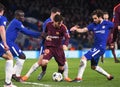 NGolo Kante, Cesc Fabregas and Lionel Messi