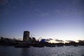 View of London Eye Millennium Wheel on the Southbank of River Thames, London, England, Royalty Free Stock Photo