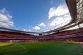 Visiting In front of the Emirates Stadium in London Royalty Free Stock Photo