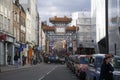 LONDON, ENGLAND - JULY 16, 2016. Chinatown Chinatown features many restaurants, bakeries and souvenir shops near Gerrard Street in