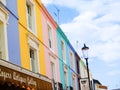 Variety of different coloured frontages