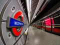 Westminster Abbey tube station in London