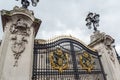 LONDON, ENGLAND - JUNE 17 2016: Entrance of Buckingham Palace London, Great Britain Royalty Free Stock Photo