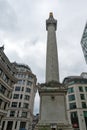 LONDON, ENGLAND - JUNE 18 2016: Monument to the Great Fire of London, England Royalty Free Stock Photo