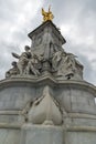 LONDON, ENGLAND - JUNE 17 2016: Queen Victoria Memorial in front of Buckingham Palace, London, United Kingdom Royalty Free Stock Photo