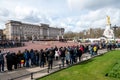 London, England - March 06, 2017: The change of the guards in fr Royalty Free Stock Photo