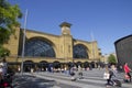 Exterior of Kings Cross Railway Station, London Royalty Free Stock Photo