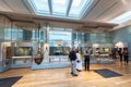 London, England - May 13, 2019: Interior of the British Museum in London. It was established in 1753. Royalty Free Stock Photo