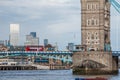 LONDON, ENGLAND- 15 May 2021: Tower Bridge in London, England Royalty Free Stock Photo