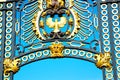 in london england metal gate royal palace