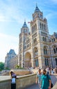 LONDON. England - 08/20/2019: The Natural History Museum houses specimens of life and earth sciences that include articles on