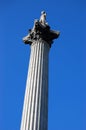 London, England, Nelsons Pillar Royalty Free Stock Photo