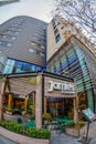 Entrance in Jamie`s Italian restaurant, London Royalty Free Stock Photo