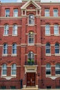 Facade at one historical building in London