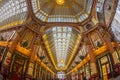 Inside of the Leadenhall market, London Royalty Free Stock Photo