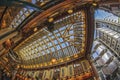 Leadenhall market and Lloyd`s Building, London Royalty Free Stock Photo