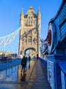 London, England, November 25, 2022: Picturesque Lovat Lane, a place to walk, with The Shard Tower visible at the end