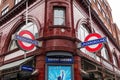 Covent Garden underground tube station. London, UK. Royalty Free Stock Photo