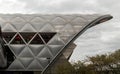 The Lattice Roof structure of Crossrail Place at Canary Wharf