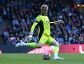 Kasper Schmeichel of Leicester City Royalty Free Stock Photo