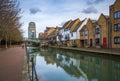 London, England - Ornamental Canal at St Katharine`s & Wapping