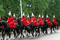 Royal horse guards in London Royalty Free Stock Photo