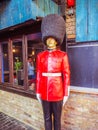 British Royal Guard statue in Camden Lock