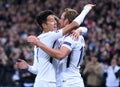 Harry Kane, Christian Eriksen and Heung-Min Son Royalty Free Stock Photo