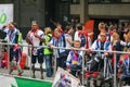 2012 Olympians during the 2012 British Olympic and Paralympic teams victory parade