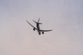 LONDON, ENGLAND - SEPTEMBER 25, 2017: Royal Jordanian Airlines Boeing 787 JY-BAB taking off in London Heathrow International Airpo