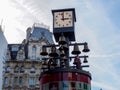Swiss Glockenspiel clock at Leicester Square, London