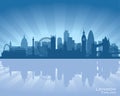 London England city skyline silhouette