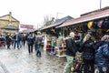 Fashion shops in Camden Market in London, England, United Kingdom Royalty Free Stock Photo