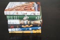 Detective Books by Agatha Christie, Stack of Various Crime Novels
